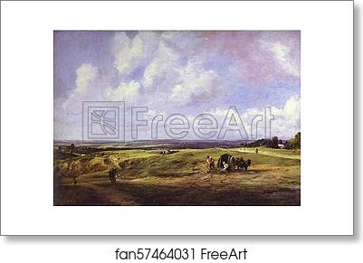 Free art print of Hampstead Heath by John Constable
