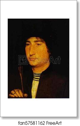 Free art print of Portrait of a Man with an Arrow by Hans Memling Free art print of Portrait of a Man with an Arrow by Hans Memling