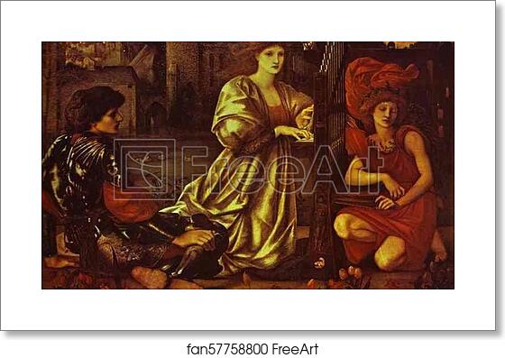 Free art print of Chant d'Amour by Sir Edward Coley Burne-Jones Free art print of Chant d'Amour by Sir Edward Coley Burne-Jones