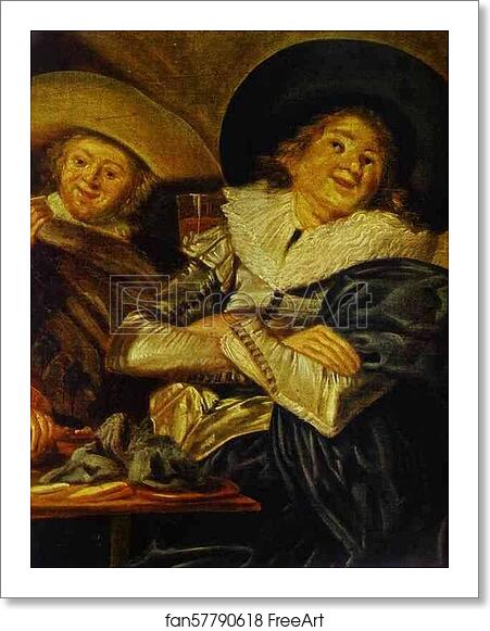 Free art print of Merry Company in a Tavern. Detail by Dirck Hals Free art print of Merry Company in a Tavern. Detail by Dirck Hals