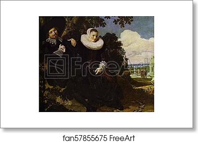 Free art print of Isaak Abrahamsz Massa and Beatrix van der Lean by Frans Hals