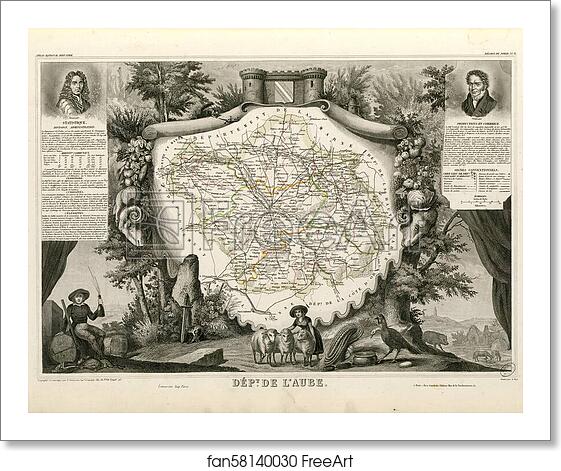 Free art print of Dépt. de l'Aube (région du nord) by Victor Jules Levasseur Free art print of Dépt. de l'Aube (région du nord) by Victor Jules Levasseur