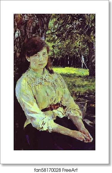 Free art print of Girl in the Sunlight. Portrait of Maria Simonovich by Valentin Serov Free art print of Girl in the Sunlight. Portrait of Maria Simonovich by Valentin Serov