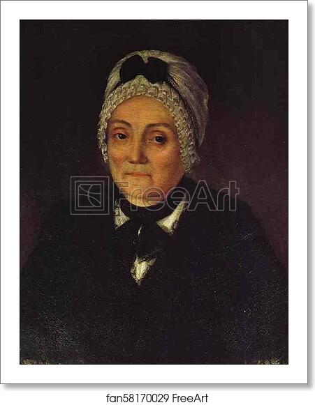 Free art print of Portrait of Natalia Cherevina at the Age of 60 by Grigory Ostrovsky Free art print of Portrait of Natalia Cherevina at the Age of 60 by Grigory Ostrovsky