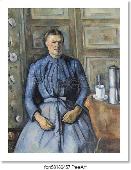 Free art print of Woman with a Coffeepot by Paul Cézanne Free art print of Woman with a Coffeepot by Paul Cézanne