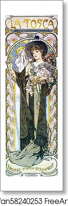 Free art print of La Tosca by Alphonse Mucha Free art print of La Tosca by Alphonse Mucha