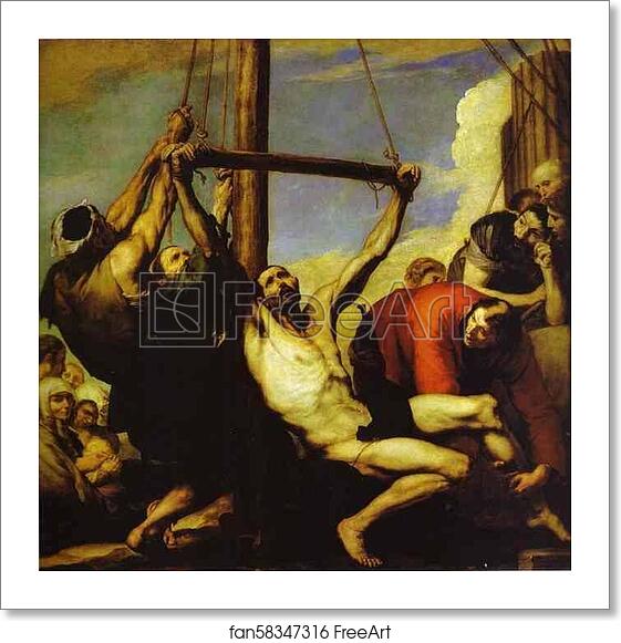 Free art print of The Martyrdom of St. Philip by Jusepe De Ribera