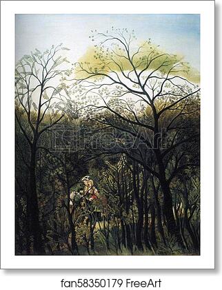 Free art print of Rendezvous in the Forest by Henri Rousseau