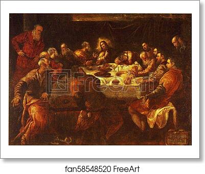 Free art print of The Last Supper by Jacopo Robusti, Called Tintoretto Free art print of The Last Supper by Jacopo Robusti, Called Tintoretto