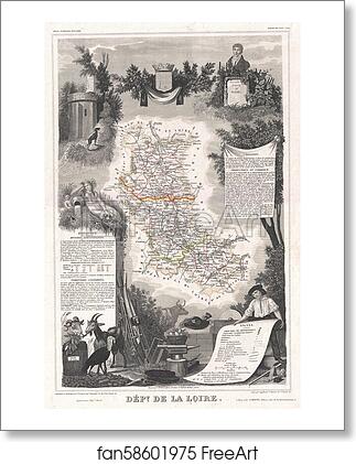 Free art print of Dept. de la Loire. by Victor Jules Levasseur Free art print of Dept. de la Loire. by Victor Jules Levasseur