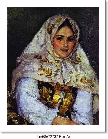 Free art print of Siberian Beauty. Portrait of Ye. A. Rachkova by Vasily Surikov