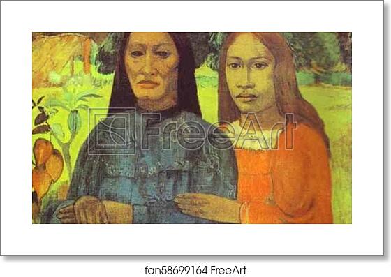 Free art print of Mother and Daughter by Paul Gauguin Free art print of Mother and Daughter by Paul Gauguin