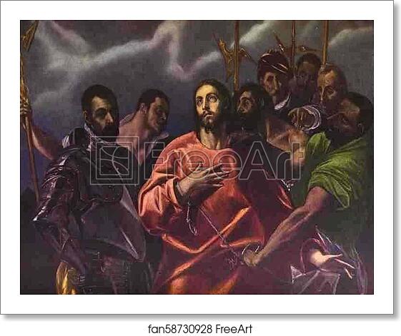 Free art print of The Disrobing of Christ by El Greco