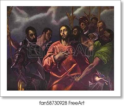 Free art print of The Disrobing of Christ by El Greco