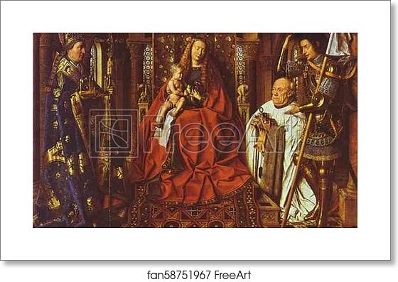 Free art print of The Madonna of Canon van der Paele by Jan Van Eyck Free art print of The Madonna of Canon van der Paele by Jan Van Eyck