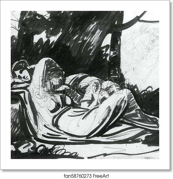 Free art print of Cimon and Iphigenia by George Romney Free art print of Cimon and Iphigenia by George Romney