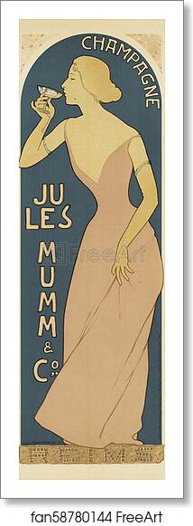 Free art print of Champagne Jules Mumm by Maurice Réalier-Dumas Free art print of Champagne Jules Mumm by Maurice Réalier-Dumas