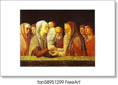 Free art print of The Presentation in the Temple by Giovanni Bellini