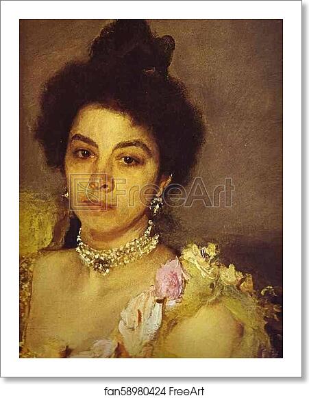 Free art print of Portrait of Sophia Botkina. Detail by Valentin Serov Free art print of Portrait of Sophia Botkina. Detail by Valentin Serov