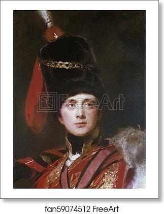 Free art print of Lieutenant-General The Hon. Sir Charles Stewart, later 3rd Marquess of Londonderry. Detail by Sir Thomas Lawrence