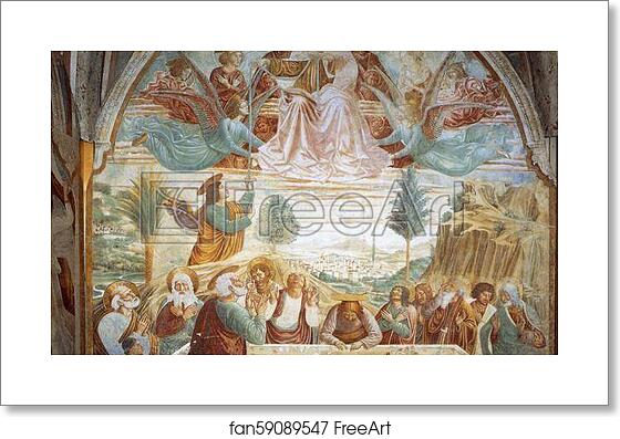 Free art print of Tabernacle of the Madonna delle Tosse: Assumption of the Virgin by Benozzo Gozzoli Free art print of Tabernacle of the Madonna delle Tosse: Assumption of the Virgin by Benozzo Gozzoli