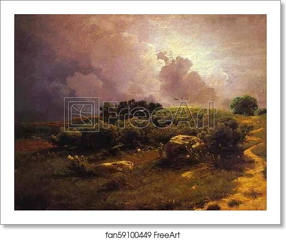 Free art print of Before a Thunderstorm by Feodor Vasilyev Free art print of Before a Thunderstorm by Feodor Vasilyev
