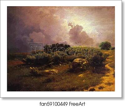 Free art print of Before a Thunderstorm by Feodor Vasilyev