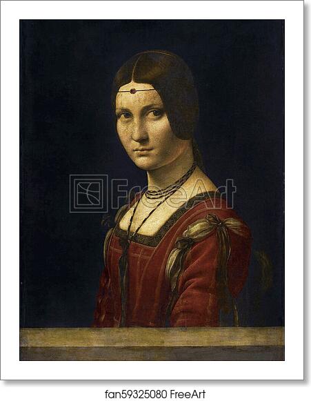 Free art print of Portrait of a Woman (sometimes incorrectly "La Belle Ferronière") by Leonardo Da Vinci Free art print of Portrait of a Woman (sometimes incorrectly "La Belle Ferronière") by Leonardo Da Vinci