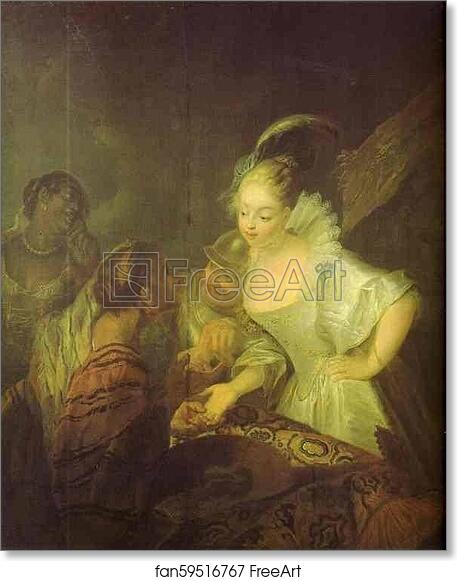 Free art print of Fortune Teller by Antoine Pesne