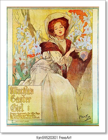 Free art print of American-Journal Examiner by Alphonse Mucha Free art print of American-Journal Examiner by Alphonse Mucha