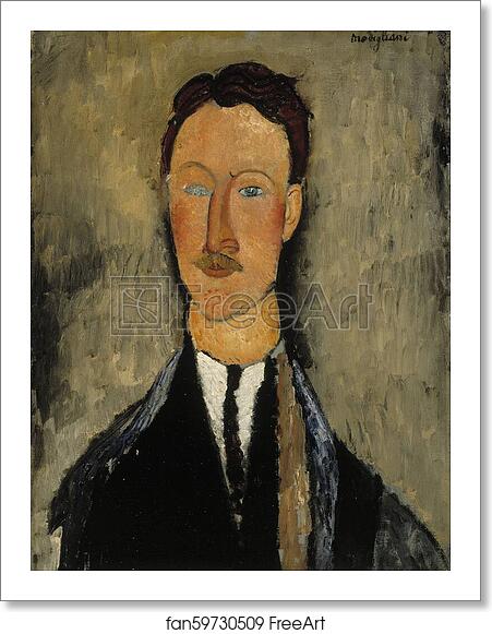 Free art print of Portrait of the Artist Léopold Survage by Amedeo Modigliani Free art print of Portrait of the Artist Léopold Survage by Amedeo Modigliani