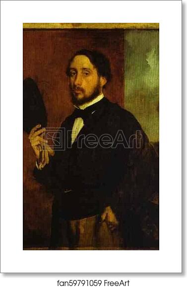 Free art print of Self-Portrait by Edgar Degas Free art print of Self-Portrait by Edgar Degas