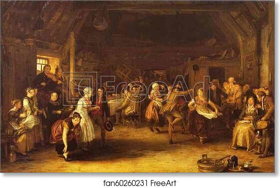 Free art print of The Penny Wedding by Sir David Wilkie