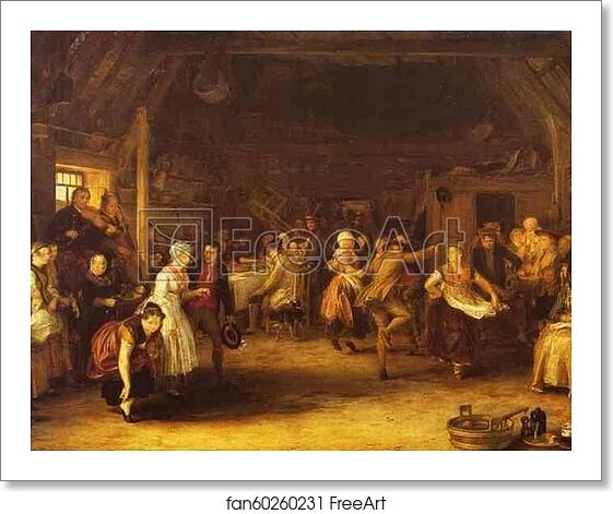 Free art print of The Penny Wedding by Sir David Wilkie Free art print of The Penny Wedding by Sir David Wilkie