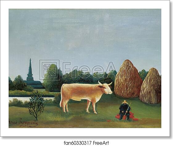 Free art print of Scene in Bagneux on the Outskirts of Paris by Henri Rousseau Free art print of Scene in Bagneux on the Outskirts of Paris by Henri Rousseau