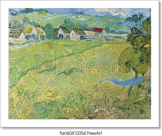 Free art print of View of Vessenots Near Auvers by Vincent Van Gogh Free art print of View of Vessenots Near Auvers by Vincent Van Gogh