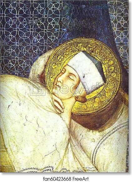 Free art print of St. Martin's Dream by Simone Martini