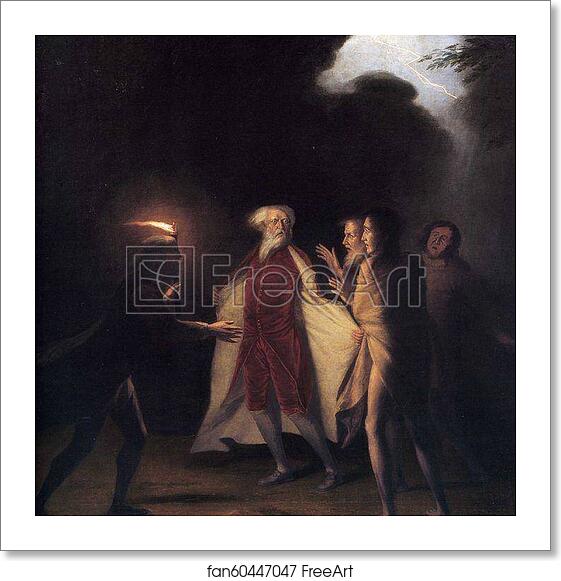 Free art print of King Lear in the Tempest Tearing off His Robes by George Romney Free art print of King Lear in the Tempest Tearing off His Robes by George Romney