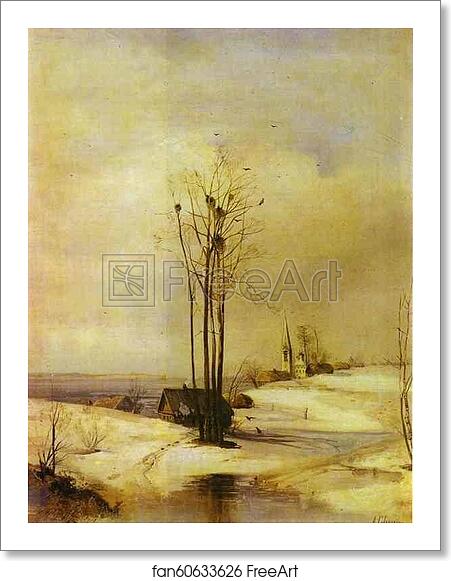 Free art print of Early Spring. Thaw by Alexey Savrasov Free art print of Early Spring. Thaw by Alexey Savrasov