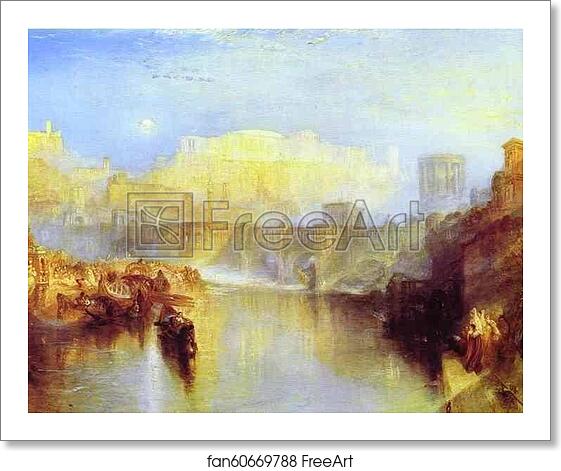 Free art print of Ancient Rome; Agrippina Landing with the Ashes of Germanicus by Joseph Mallord William Turner Free art print of Ancient Rome; Agrippina Landing with the Ashes of Germanicus by Joseph Mallord William Turner