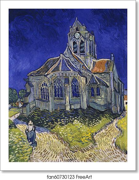Free art print of The church in Auvers-sur-Oise, view from the Chevet by Vincent Van Gogh Free art print of The church in Auvers-sur-Oise, view from the Chevet by Vincent Van Gogh