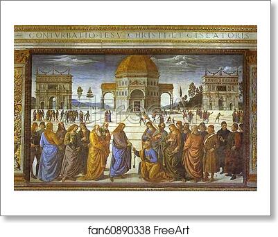 Free art print of The Delivery of the Keys by Pietro Perugino