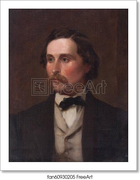 Free art print of Nathan Flint Baker (1820-1891) by Emanuel Leutze