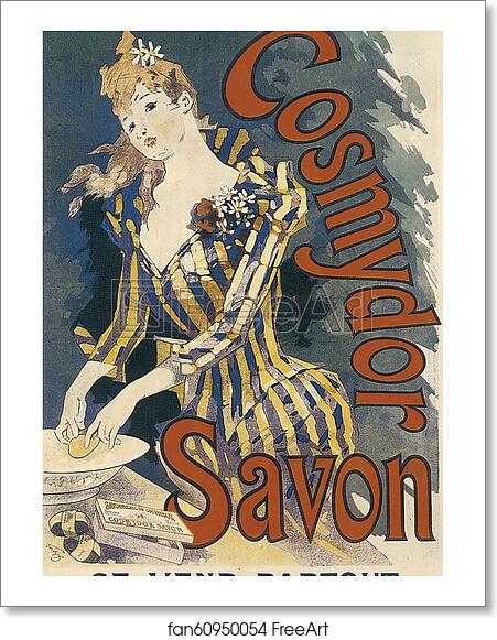 Free art print of Cosmydor Savon by Jules Chéret Free art print of Cosmydor Savon by Jules Chéret