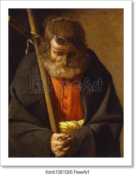 Free art print of St. Philippe by Georges De La Tour Free art print of St. Philippe by Georges De La Tour