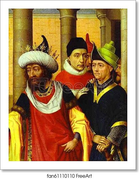 Free art print of Group of Men by Rogier Van Der Weyden Free art print of Group of Men by Rogier Van Der Weyden