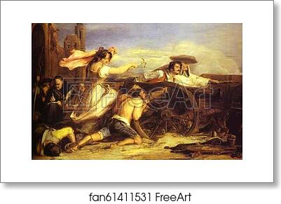 Free art print of The Defence of Saragossa by Sir David Wilkie