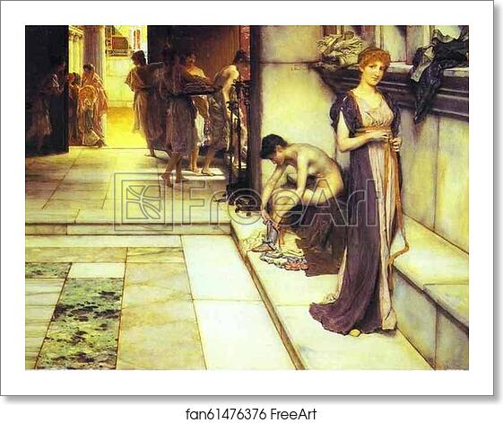 Free art print of An Apodyterium by Sir Lawrence Alma-Tadema Free art print of An Apodyterium by Sir Lawrence Alma-Tadema