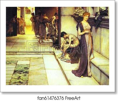 Free art print of An Apodyterium by Sir Lawrence Alma-Tadema