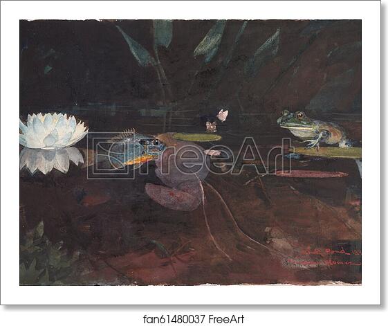 Free art print of Mink Pond by Winslow Homer Free art print of Mink Pond by Winslow Homer